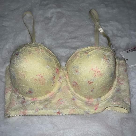 Jessica Simpson Other - 5/$15 Sale: Jessica Simpson Lace Yellow Floral Bra